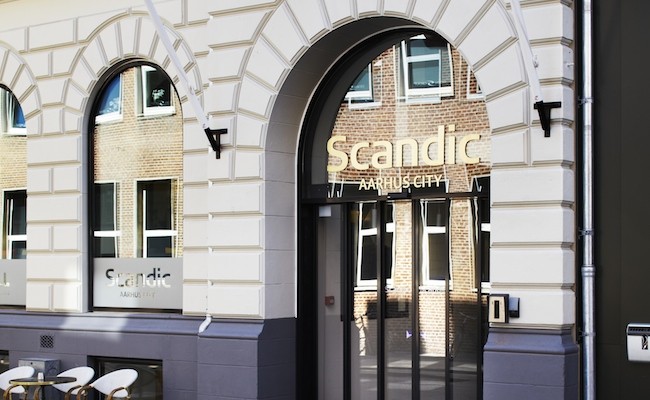 Scandic Aarhus historiske facade